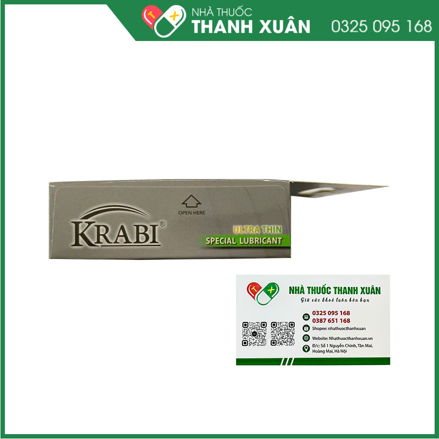 Bao cao su Krabi siêu mỏng - Ultrathin